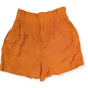 A New‎ Day Orange Rust High Rise Shorts Small